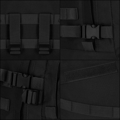 Turistický batoh 35l, černý SPRINGOS CREW