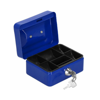 Příruční pokladna SPRINGOS CASHBOX 1 modrá