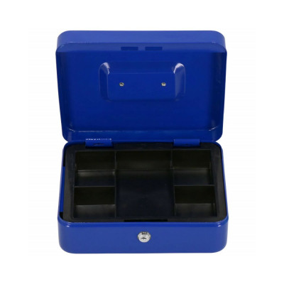 Příruční pokladna SPRINGOS CASHBOX 4 modrá