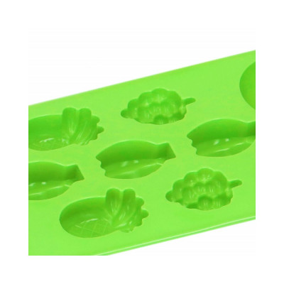 Silikonová forma na led SPRINGOS FRUIT zelená