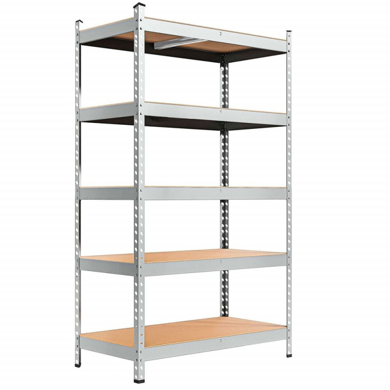 Kovový regál 205x120x45 cm, 5 polic SPRINGOS HA5164 Kovový regál 205x120x45 cm, 5 polic SPRINGOS HA5164