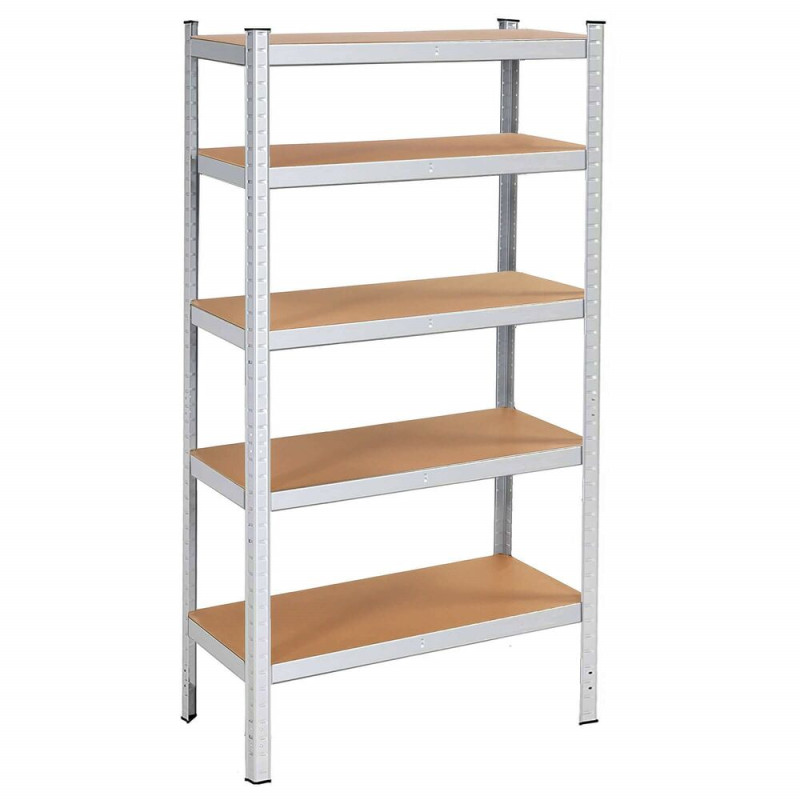 Kovový regál 150x75x30 cm, 5 polic SPRINGOS HA5165 Kovový regál 150x75x30 cm, 5 polic SPRINGOS HA5165