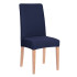 Potah na židli elastický, tmavě modrý SPRINGOS SPANDEX