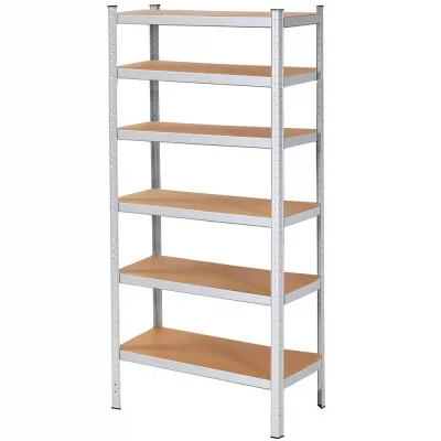 Kovový regál 225x110x50 cm, 6 polic SPRINGOS HA5213