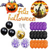 HA5217 HALLOWEENSKÉ DEKORACE 52 PRVKŮ.