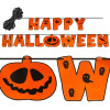 HA5235 HALLOWEENSKÉ DEKORACE 15,8 X 210 CM