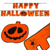 HA5235 HALLOWEENSKÉ DEKORACE 15,8 X 210 CM
