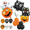 HA5215 HALLOWEENSKÉ DEKORACE 14 PRVKŮ.