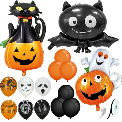 HA5215 HALLOWEENSKÉ DEKORACE 14 PRVKŮ.