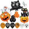 HA5215 HALLOWEENSKÉ DEKORACE 14 PRVKŮ.