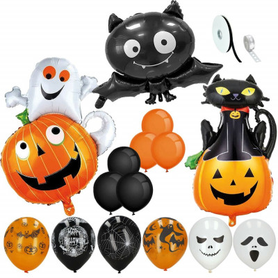 HA5215 HALLOWEENSKÉ DEKORACE 14 PRVKŮ.