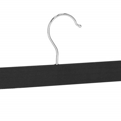 Dřevěná ramínka s klipy 33 cm, černá, 2ks SPRINGOS HG0064