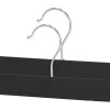 Dřevěná ramínka s klipy 33 cm, černá, 2ks SPRINGOS HG0064