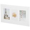Fotorámeček na 3 fotky, 43x25 cm, bílý SPRINGOS PF0025