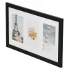 Fotorámeček na 3 fotky, 43x25 cm, černý SPRINGOS PF0026