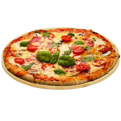 Servírovací prkénko a krájecí kolečko na pizzu SPRINGOS KI0112