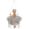 Zahradní houpačka s polštářem 60 cm, krémová SPRINGOS SPR0043