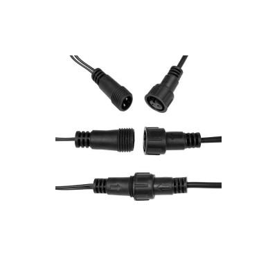 LED světelný řetěz - 81,5m, 1000LED, IP44, teplá bílá + záblesky