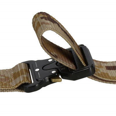 Vojenský taktický opasek SPRINGOS BATTLE CS0102 hnědá camo