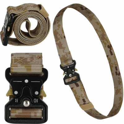 Vojenský taktický opasek SPRINGOS BATTLE CS0102 hnědá camo