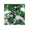 Vánoční Girlanda s malými perlami - 5m, bílá