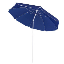 Zahradní slunečník 160 cm, modrý SPRINGOS VIVA BU0022