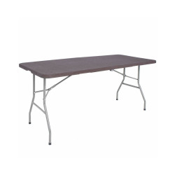 Skládací cateringový stůl 180x74 cm, hnědý SPRINGOS RAUT GF0055