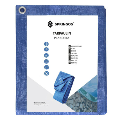 GA2177 TARP 10 X 8 M MODRÁ