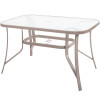 Zahradní stůl 120x70 SPRINGOS TOSCANA GF0075 tmavě béžový