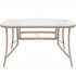 Zahradní stůl 120x70 SPRINGOS TOSCANA GF0075 tmavě béžový