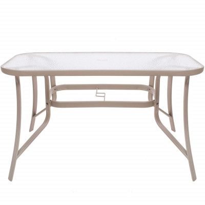 Zahradní stůl 120x70 SPRINGOS TOSCANA GF0075 tmavě béžový