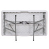 Pivní set pro 6 osob 105x65 cm SPRINGOS GF0096 bílý