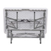 Pivní set pro 6 osob 105x65 cm SPRINGOS GF0096 bílý