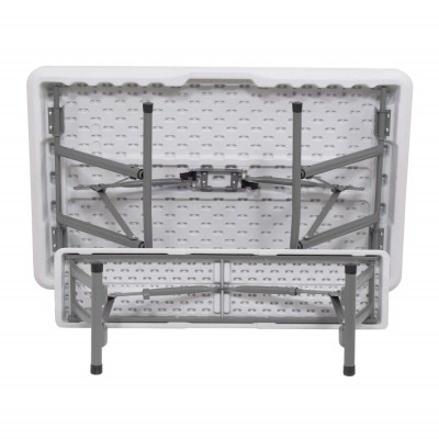 Pivní set pro 6 osob 105x65 cm SPRINGOS GF0096 bílý