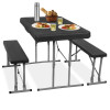 Pivní set pro 6 osob 105x65 cm SPRINGOS GF0097 černý