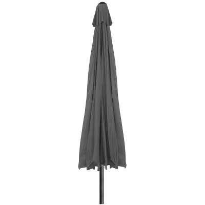 Zahradní slunečník 400 cm SPRINGOS GU0040 tmavě šedý