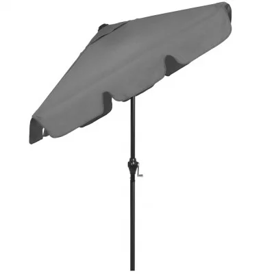 Zahradní slunečník 230 cm, tmavě šedý SPRINGOS PALMA GU0037