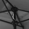 Zahradní slunečník 230 cm, tmavě šedý SPRINGOS PALMA GU0037