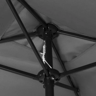 Zahradní slunečník 230 cm, tmavě šedý SPRINGOS PALMA GU0037