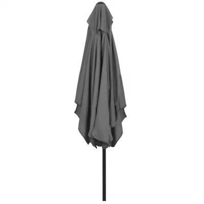 Zahradní slunečník 230 cm, tmavě šedý SPRINGOS PALMA GU0037