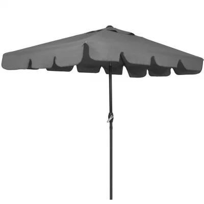 Zahradní slunečník 230 cm, tmavě šedý SPRINGOS PALMA GU0037