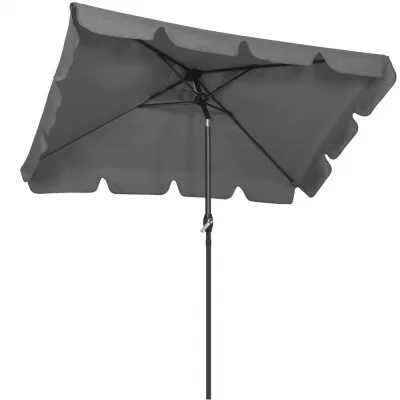 Zahradní slunečník 230 cm, tmavě šedý SPRINGOS PALMA GU0037
