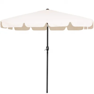 Zahradní slunečník 230 cm, krémový SPRINGOS PALMA GU0039