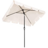 Zahradní slunečník 230 cm, krémový SPRINGOS PALMA GU0039