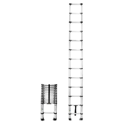 Teleskopický žebřík 1x13 příček výsuvný DRABEST DT-13 HOME