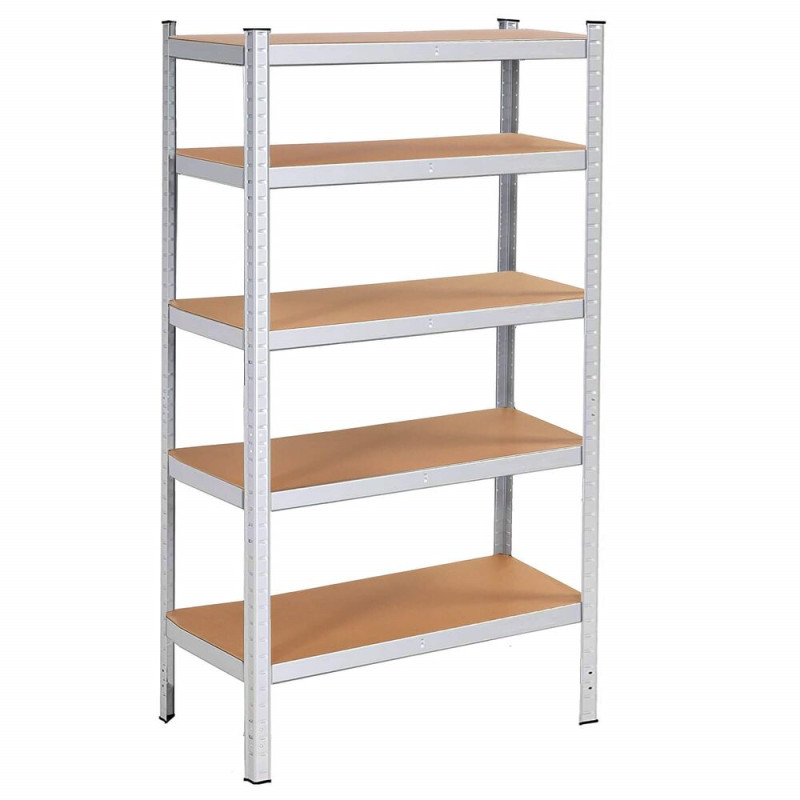 Kovový regál 150x75x30 cm, 5 polic SPRINGOS HA5260 Kovový regál 150x75x30 cm, 5 polic SPRINGOS HA5260