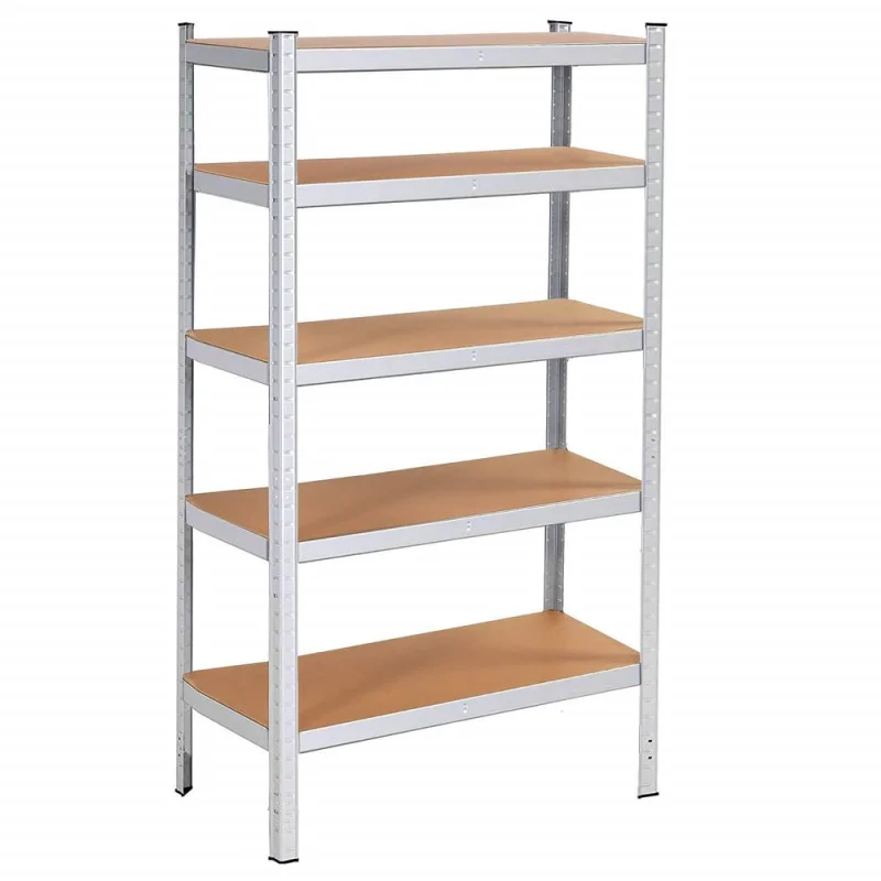 Kovový regál 150x75x30 cm, 5 polic SPRINGOS HA5260 Kovový regál 150x75x30 cm, 5 polic SPRINGOS HA5260