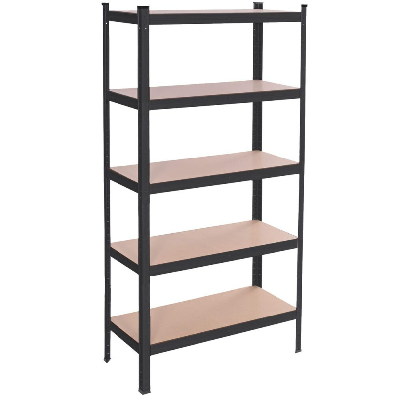 Kovový regál 150x75x30 cm, 5 polic SPRINGOS HA5261 Kovový regál 150x75x30 cm, 5 polic SPRINGOS HA5261