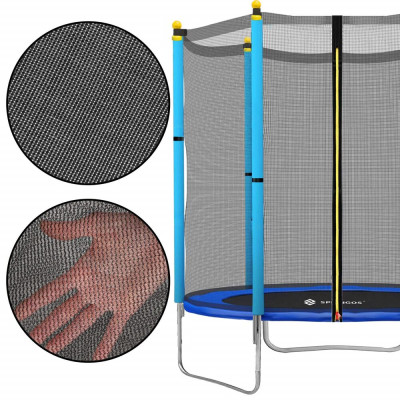 Trampolína SPRINGOS 140 cm s vnitřní ochrannou sítí