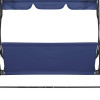 Potah sedáku pro zahradní houpačky 110x90 cm SPRINGOS GS1003, modrý